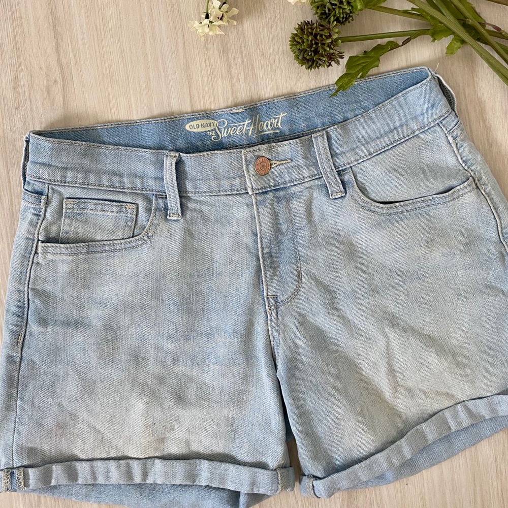 Old Navy Sweetheart High Rise Denim Shorts